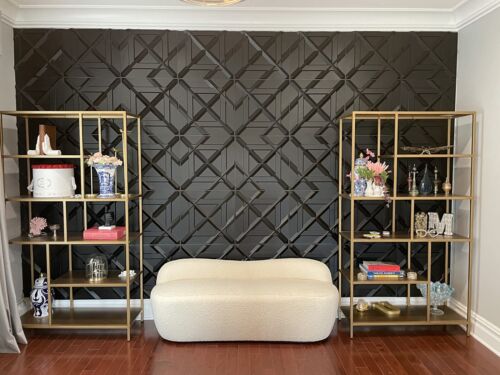 Art3d 12-Pack 19.7"x19.7" PVC 3D Wall Panel, Decorative Wall Tile,32 sq. ft./Box - Picture 22 of 24