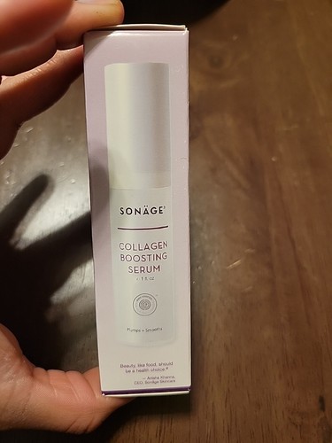 Sonage Collagen Boosting Serum 1 Fl Oz Plumps Smoothes Vegan Skincare MSRP $49  - Picture 2 of 5