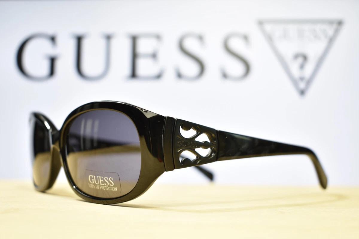 GUESS Black Oval Sunglasses for Women for sale | eBay display picture 3