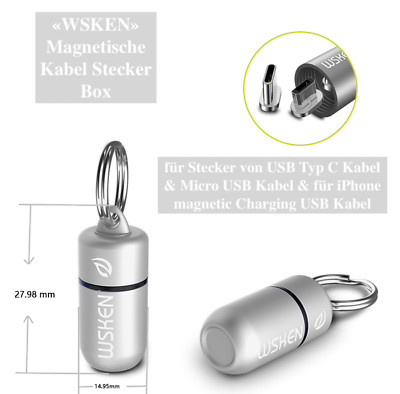 Box für Magnetische Kabel Stecker  von USB Typ C Kabel & Micro USB Kabel