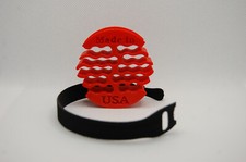 24 Cable Red Ethernet Comb/Organizer - Cat 5/6 UTP - Comes With Tie - USA