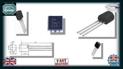 10pcs 2N2907A 2N2907 KSP2907 Transistor PNP 0.6A//60V TO-92 USA Seller