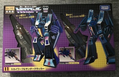 Transformers Thundercracker & Skywarp Encore 11 Takara Tomy G1 MISB
