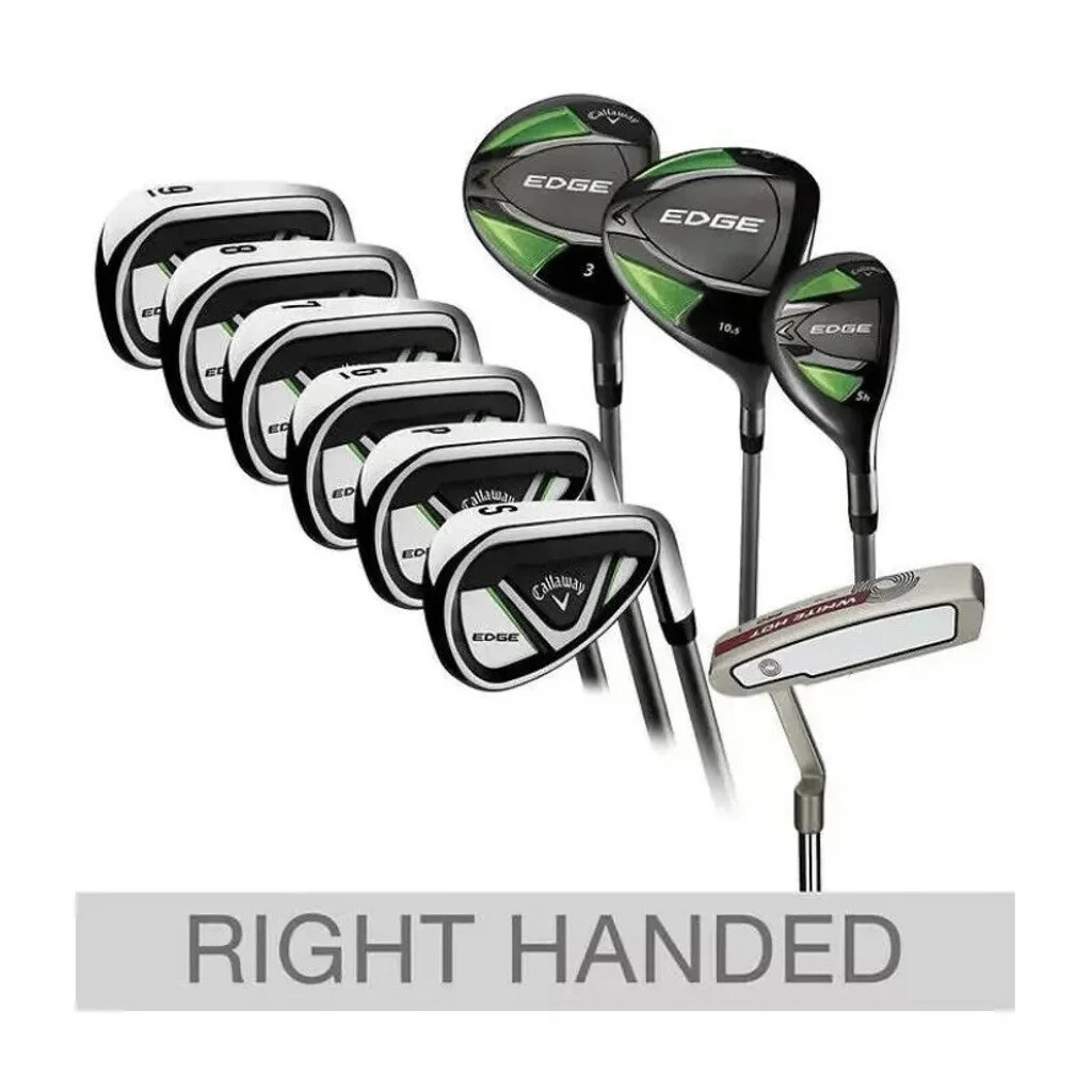 Callaway Edge 10-Piece Men's Graphite Golf Club Set NEW IN BOX (GREEN) Callaway Edge 10-Piece Men's Graphite Golf Club Set NEW IN BOX (GREEN)