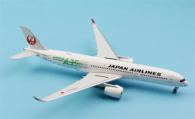 Phoenix Japan Airlines green Airbus A350-900 JA03XJ 1:400 plane Pre-builded