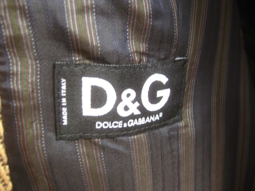 D&G TWEED JACKET COAT 36 38 DOLCE&GABBANA wool blend hood long line covert - Picture 12 of 24