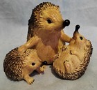 Hedgehog Family Garden Ornament Mother & Babies Lawn Art Decor Statues Animal