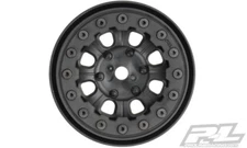 Pro-Line 2747-15 Denali 1.9" Bead Loc Rock Crawler Wheels (2) (Black/Black)