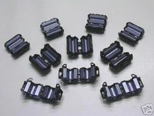 New 10pc Clip-on Ferrite Ring Core EMI RFI Noise Suppressor Cable Clip - 4,3,3