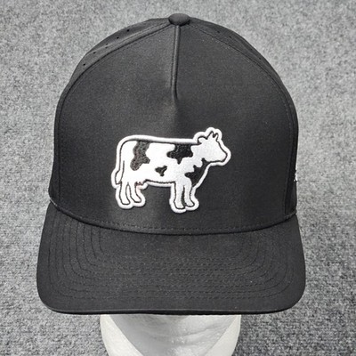 Waggle Golf Hat Cow Black Active Legendairy Chaska Town Course Snapback