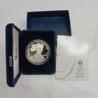 2004 W Proof Silver American Eagle One Dollar Coin with COA Uncirculated