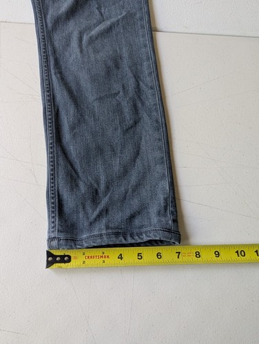 Paige Federal Jeans Herren 34 x 28 blau Denim Stretch gerades Bein USA - Bild 9 von 15