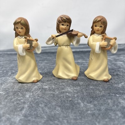 G383 Goebel Porzellan Figuren Engel Vintage Musik Harve Geige Sammler