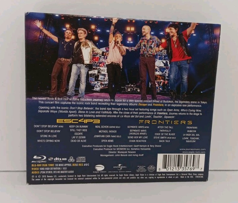 Journey– Live In Japan 2017 CD/Blu-Ray (2019) 2 CDs + Blu