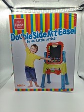 Lehoo Castle Easel Kids, 4 In 1 Double Sided Kids Art Easel With Magnetic -Pink