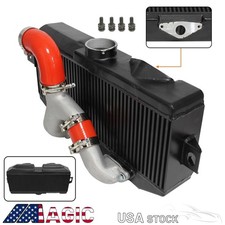 Top Mount Intercoolery Pipe Kit For Subaru 02-07 Wrx Sti Ej20 Ej25 Gd Red