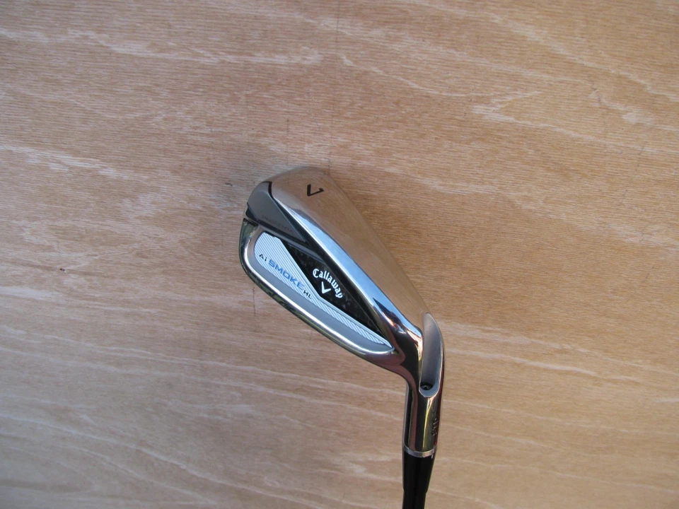 MINT CALLAWAY PARADYM AI SMOKE HL 7 IRON REGULAR FLEX GRAPHITE FITTING CART DEMO - Image 2 of 4