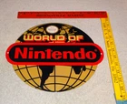 VINTAGE WORLD OF NINTENDO 12" METAL MARIO BROTHERS NES 64 SNES GASOLINE OIL SIGN
