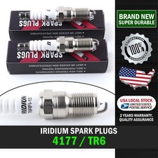 For NGK 4177 TR6 4PCS Iridium Spark Plugs For...