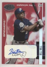 2003 Leaf Certified Materials Mirror Red Signatures /100 Bill Hall #98 Auto