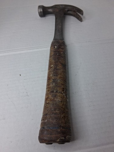 Master Mechanic Professional raro martello in pelle Cotter & Co USA 16 once artiglio
