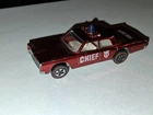 1968 Hot Wheels Redline Cruiser Fire Chief Red Spectraflame Original USA MADE