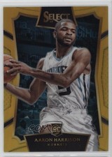 2015-16 Panini Select Concourse Gold Prizm /10 Aaron Harrison #11 1by8