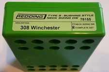 Redding Type S Bushing 3-Die Neck Sizer Set 308 Winchester