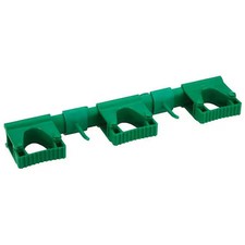 Vikan 10112 Tool Wall Bracket, 16 1/2 In L, Green