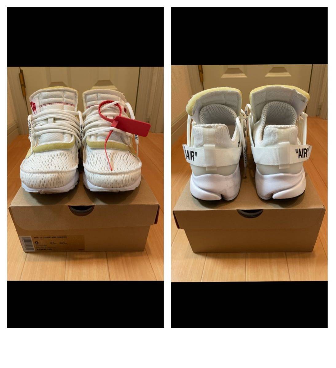 27cm THE10 OFF WHITE NIKE AIR PRESTO WHITE THE TEN Off White Nike Air Presto Whi thumbnail 3