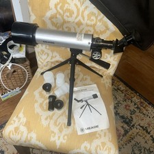 Meade Compact Refractor Telescope Model 50AZ-T Case And Accessories