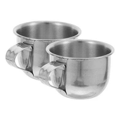 2 Pcs Trinklernbecher Edelstahl Trinkbecher Mini -Teetassen Wasserbecher Aus - Bild 1 von 4
