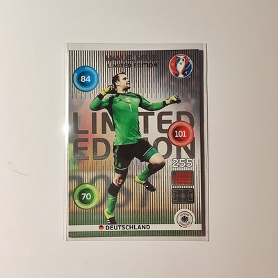 Panini Adrenalyn XL UEFA EURO 2016 France Manuel Neuer Limited Edition