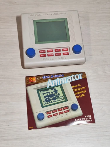VINTAGE Ohio Art The Etch-A-Sketch Animator Drawing Board Computer 1987 manual 