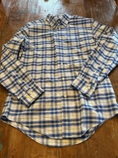 Men  s Brooks Brothers Blue And White Button Down Medium The Original Polo Shirt