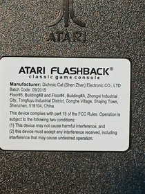 Atari Flashback Classic Game Console 2 Controllers w HDMI - Tested And Working