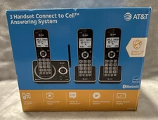 AT&T 3-Handset Cordless Phones With Bluetooth & Answering System - New, Sealed