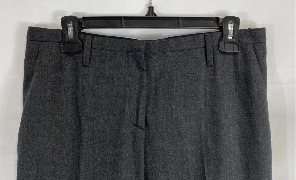 Женские серые шерстяные брюки Prada размер 42 - Изображение 2 из 4