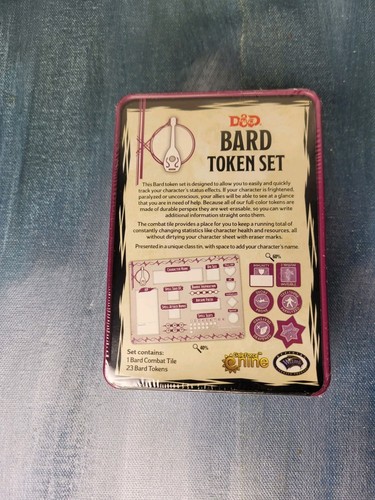 Dungeons & Dragons Set di Gettoni Bardo Sigillato - Foto 2 di 6