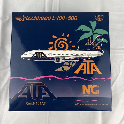 NG Model 35011 1:400 American Trans Air (ATA) Lockheed L1011-500 Reg: N161AT