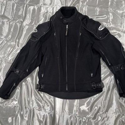 Joe Rocket Ballistic Motorcycle Jacket Black Textile Armored Size M
