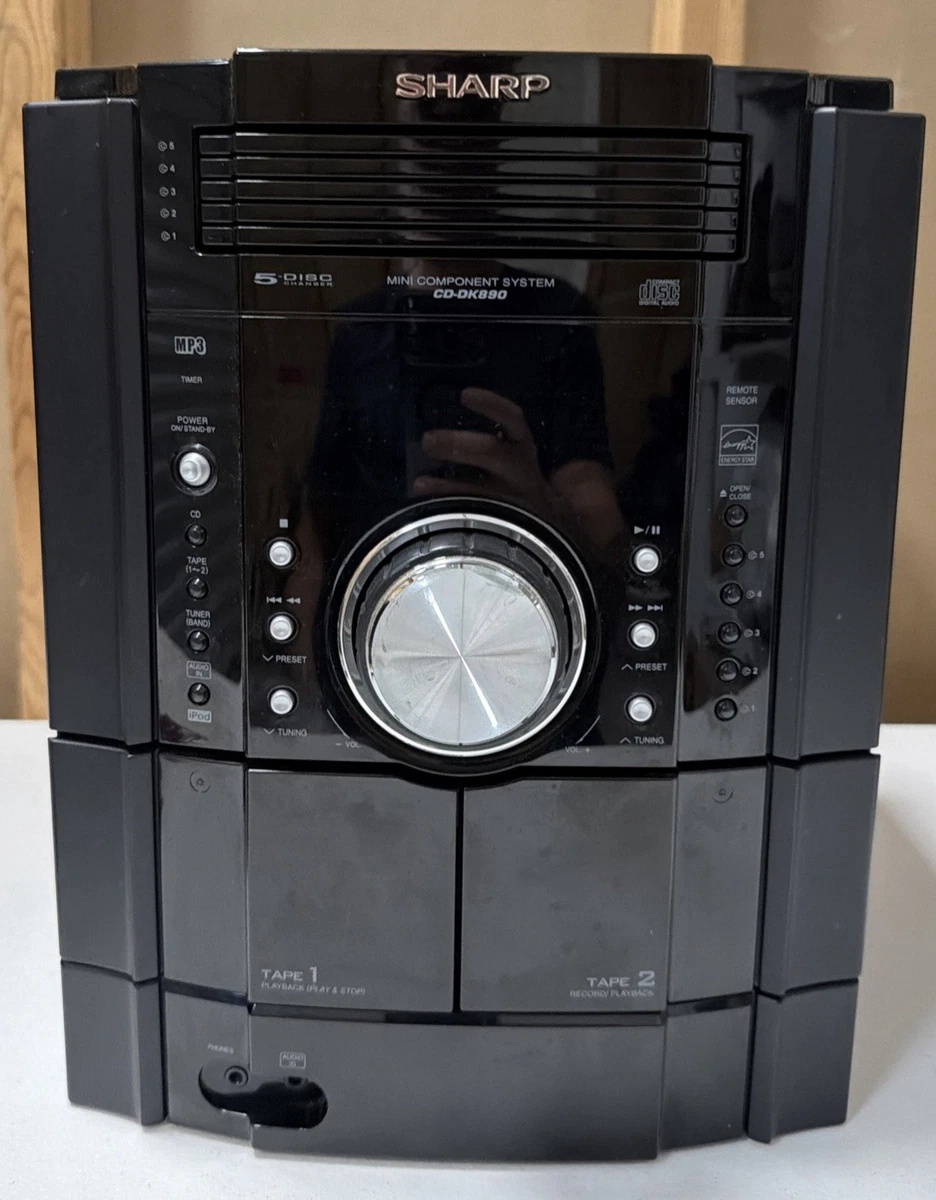 SHARP CD-SVR100 3枚CD対応 5in1レーザープレーヤー Sharp Home Audio CD Players & Recorders 5-9 CD Changer Capacity