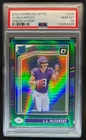 2024 Donruss Optic J.J. McCarthy Green Hyper Rated Rookie #235 Vikings PSA 10