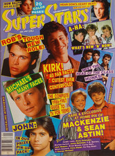 Super Stars Magazine January 1987 Whitney Houston Michael J Fox A-ha Corey Hart