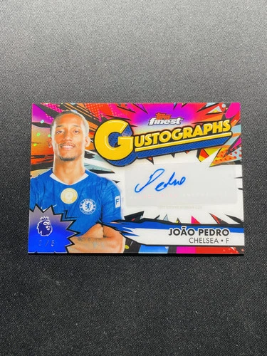 2026 Topps Finest Premier League Gustographs Auto Joao Pedro 2/5 #GG-JP LW61