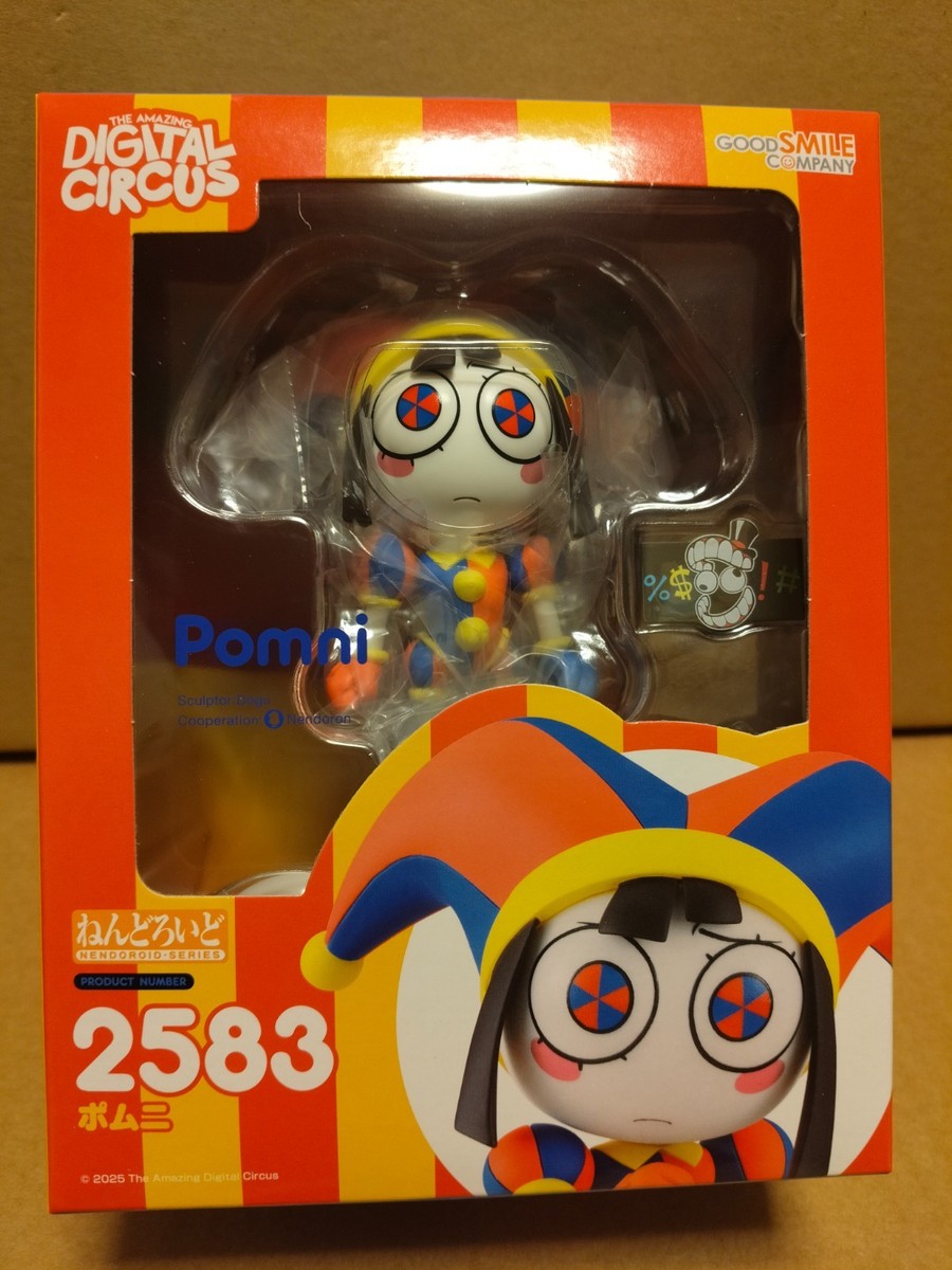 THE AMAZING DIGITAL CIRCUS POMNI NENDOROID #2583 FIGURE + BONUS
