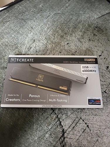 Team Group T-CREATE EXPERT 32GB(2 x 16GB) 288-Pin PCRAM DDR5 6000(PC5 48000)-T11 - Afbeelding 2 van 3