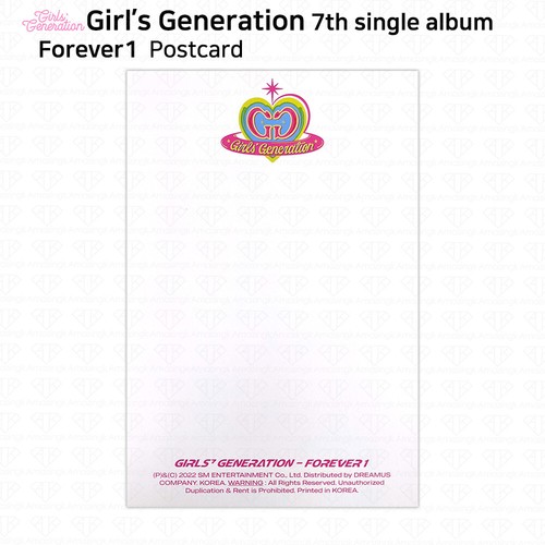 SNSD Girl's Generation 7th Single Album Forever1 Photocard Postcard Poster KPOP - 第 25/44 張圖片