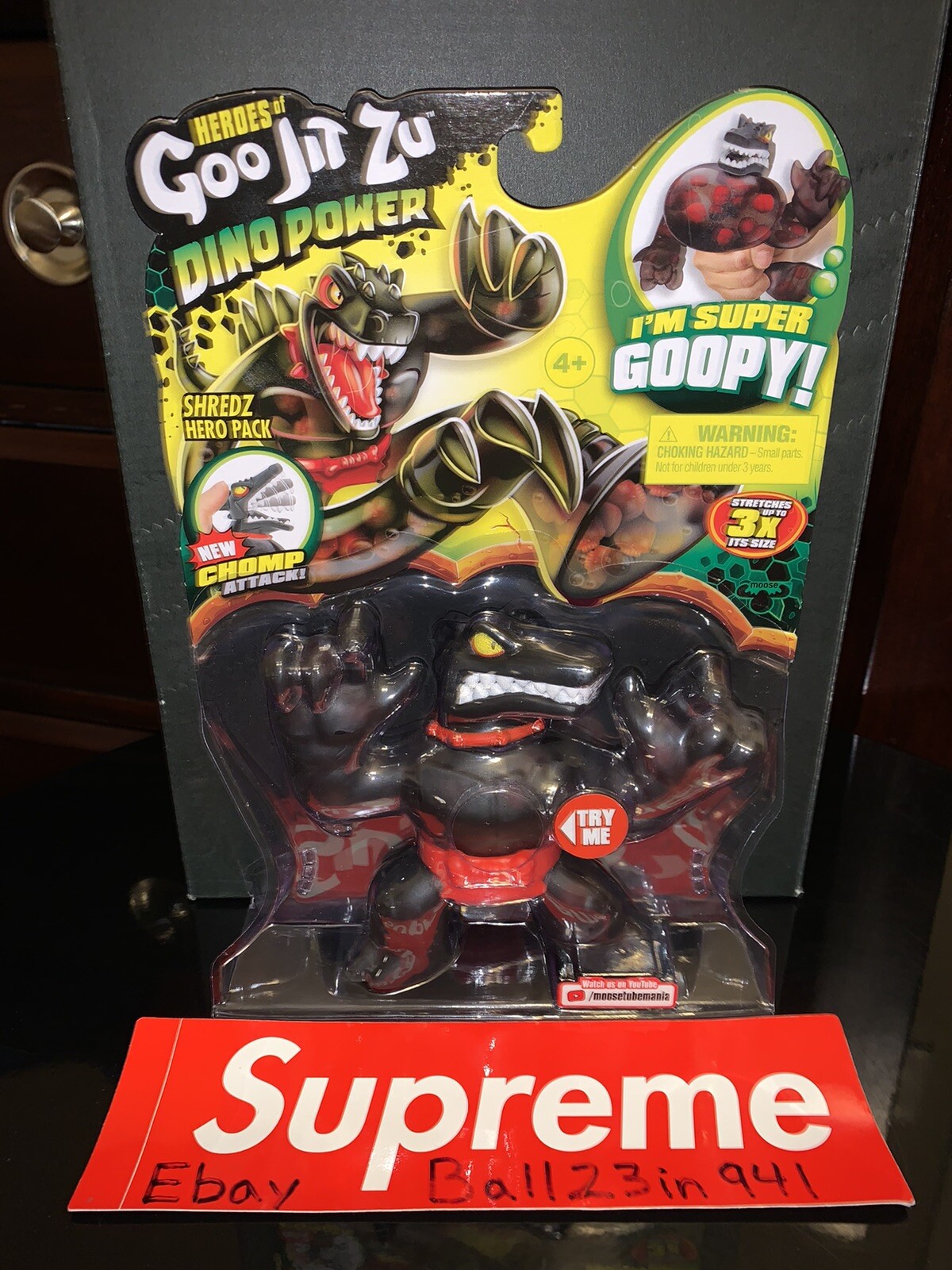New Heroes Of Goo Jit Zu Dino Power "Shredz” Spinosaurus Chomp Attack