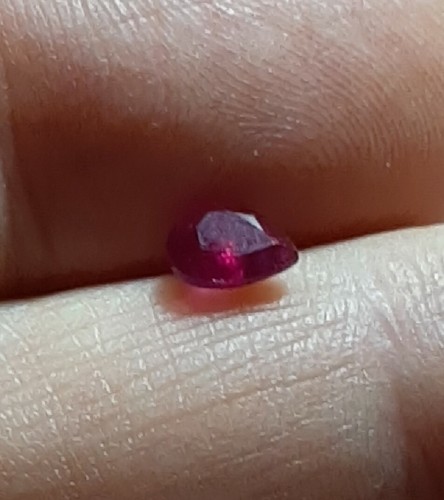 Natural Ruby, 0.96ct., UNHEATED, IGI Certificate, Mogok Burma, Pear Shape - Picture 9 of 10